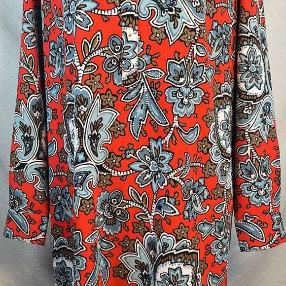 Ann Taylor LOFT Retro Floral Sheath Dress LP Boho Office Madmen Dinner Party Wed - Picture 5 of 10
